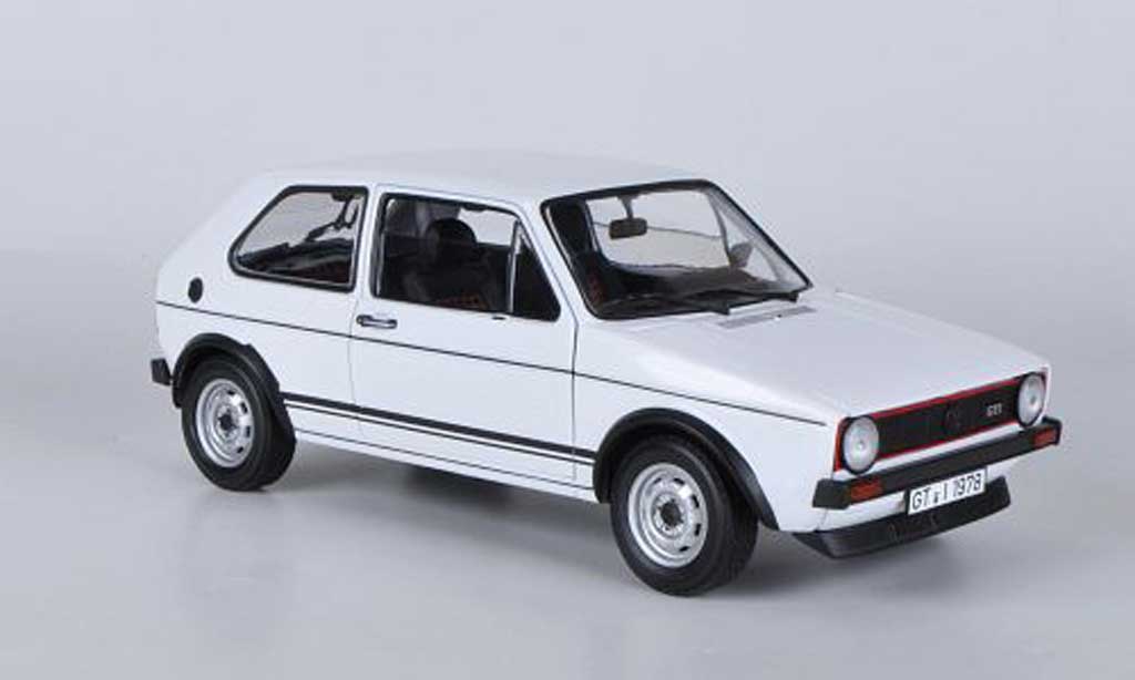 Volkswagen Golf 1 GTI 1/18 Norev 1 GTI wit 1977 modelauto