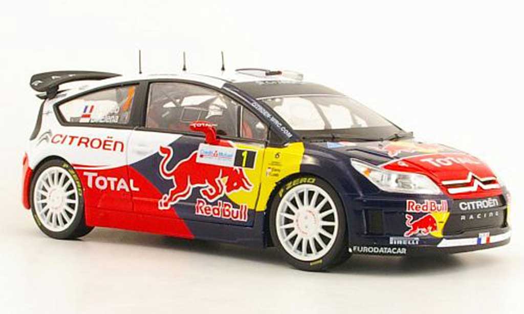 Citroen C4 WRC 2010 1/18 Norev WRC 2010 No.1 Total / Red Bull S.Loeb / D.Elena Rally d'Alsace modelauto