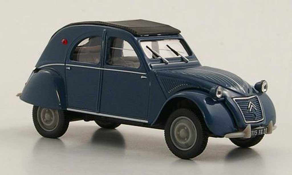 Citroen 2CV 1/43 Norev AZLP blauw 1960 modelauto