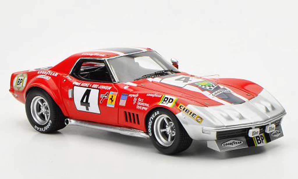 Chevrolet Corvette C3 1/43 TrueScale Miniatures C3 No.4 NART D.Heinz / B.Johnson 24h Le Mans 1972 modelauto
