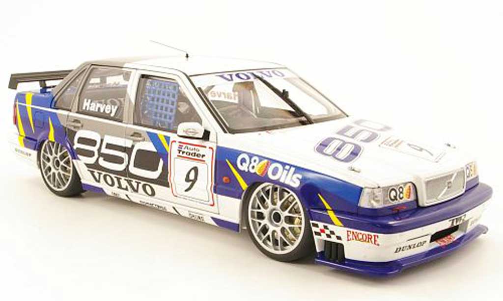 Volvo 850 Sedan 1/18 Autoart Sedan no9 q8 oils btcc 1995 tharvey modelauto
