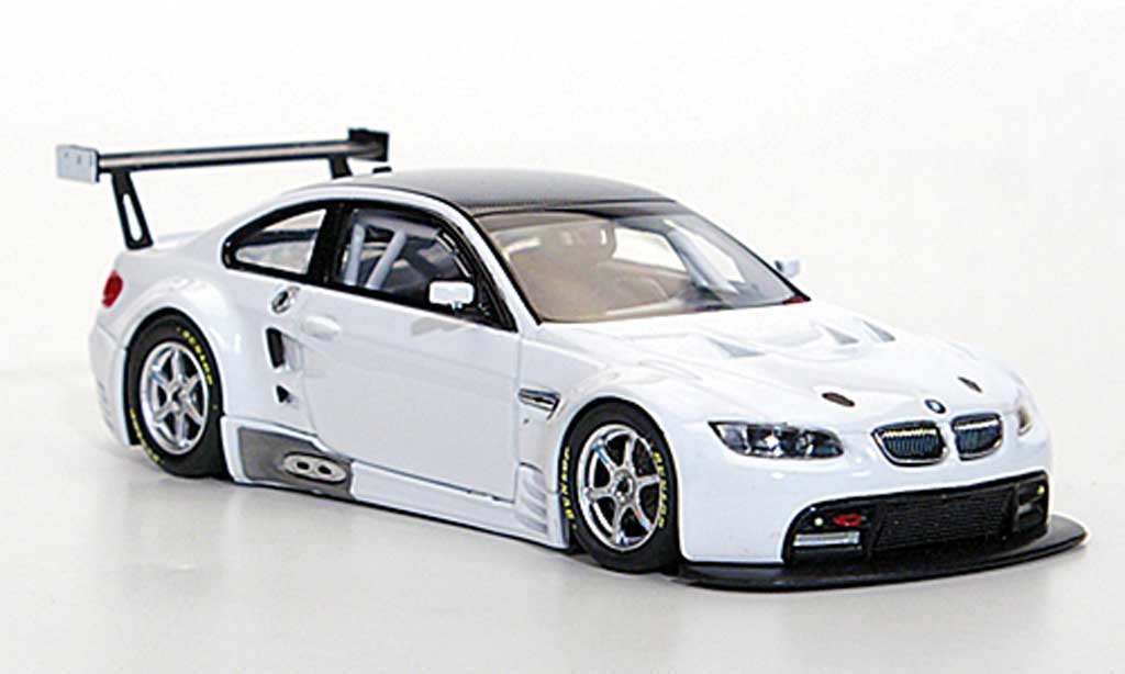 Bmw M3 E92 1/43 Minichamps E92 GT2 wit 2009 modelauto