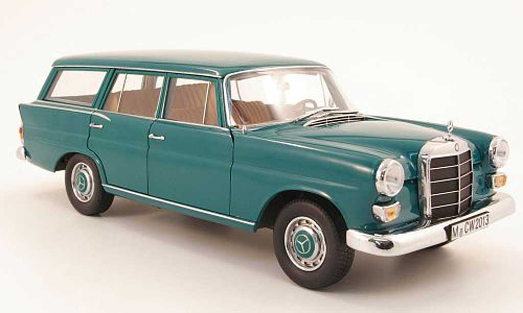 Mercedes 200 1/18 Norev universal (w110) grun 1968 modelauto