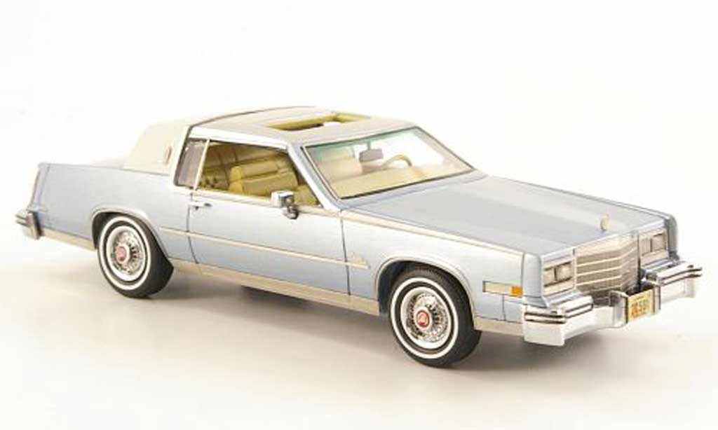 Cadillac Eldorado 1/43 Neo Biarritz grijs blauw/grijs 1980 modelauto