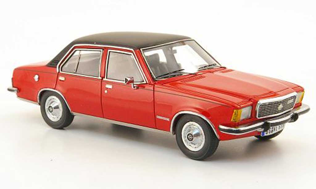 Opel Commodore B 1/43 Neo B rood/zwart 1973 modelauto
