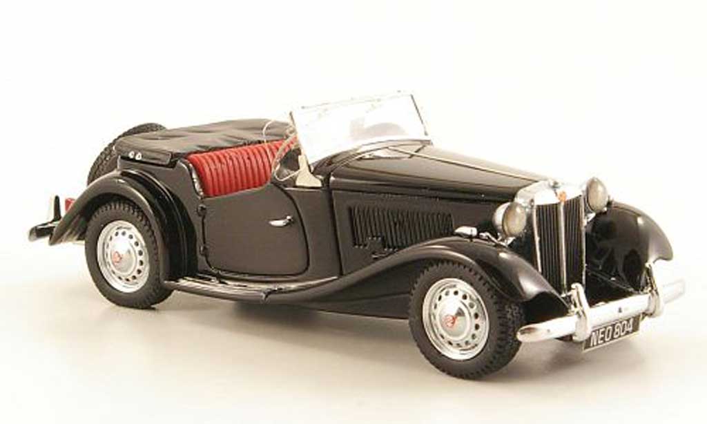 MG TD 1/43 Neo MKII zwart 1950 modelauto