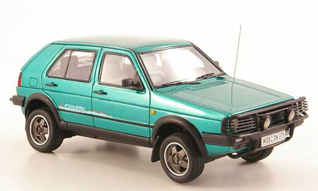 Volkswagen Golf 2 Country 1/43 Neo 2 Country grun 1990 modelauto