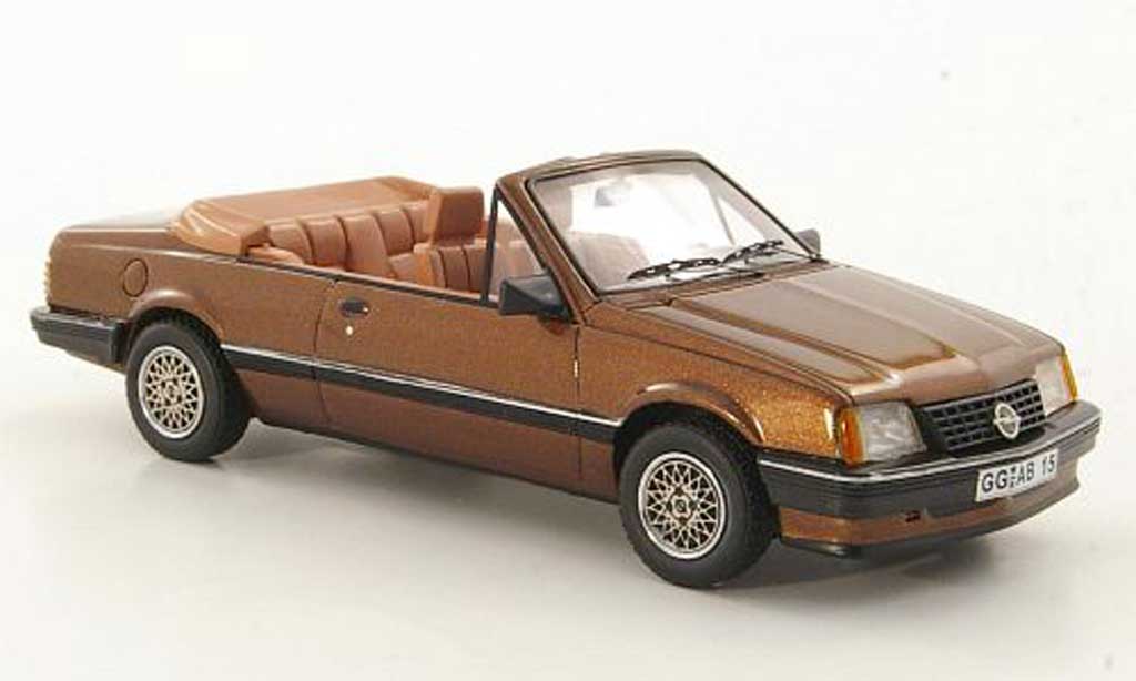 Opel Ascona C 1/43 Neo C Cabriolet bruin 1987 modelauto