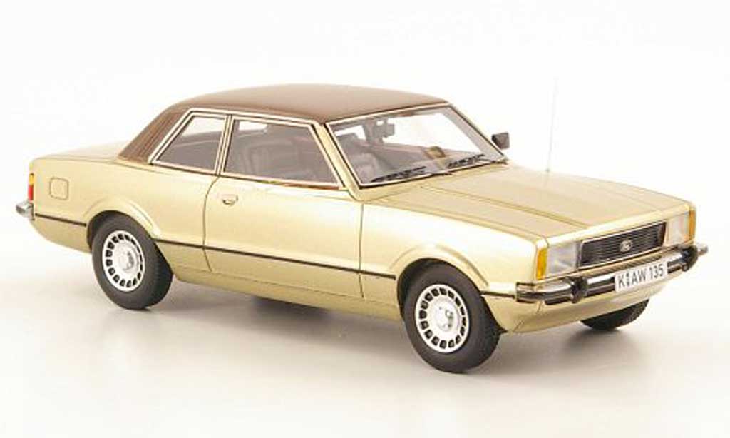 Ford Taunus 1976 1/43 Neo 1976 TC2 Ghia dore/brun modelauto