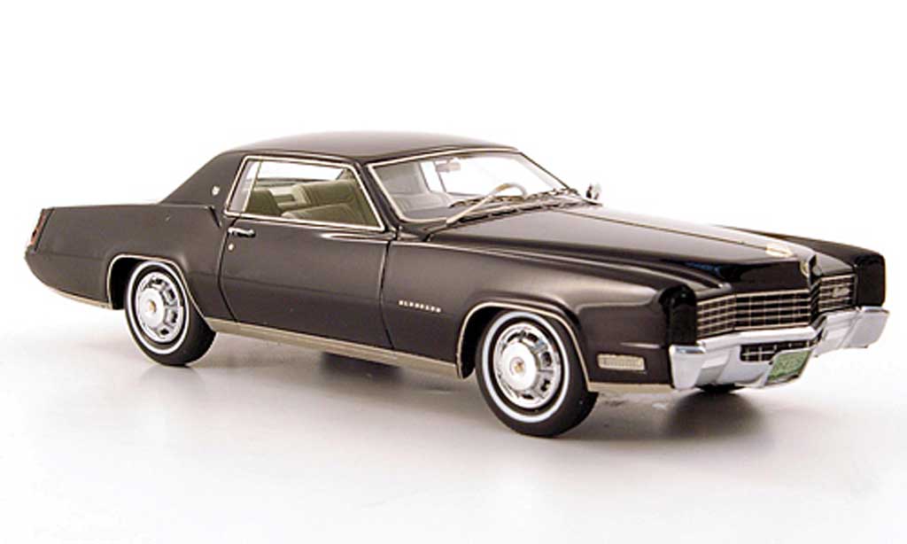 Cadillac Eldorado 1/43 Neo 2-portes Coupe zwart 1967 modelauto