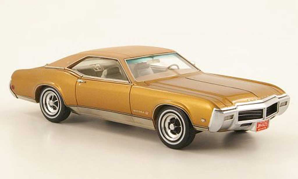 Buick Riviera 1969 1/43 Neo 1969 GS gold/bruin modelauto