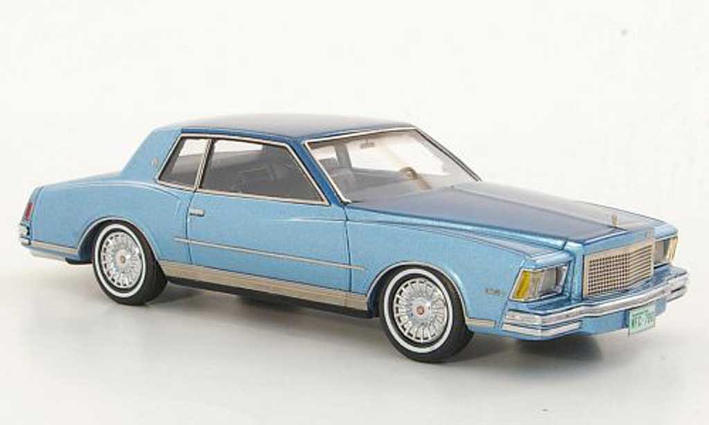 Chevrolet Monte Carlo 1/43 Neo blauw/blauw 1978 modelauto