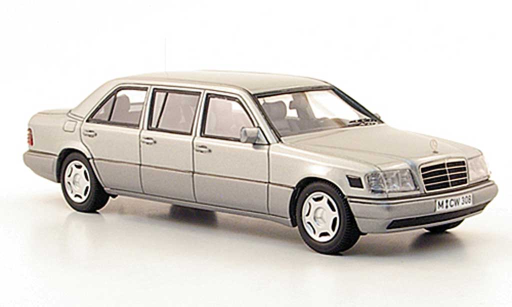 Mercedes 250 1/43 Neo E Die(V124) grijs W124-Langversion lim. Auf. 300 1990 modelauto
