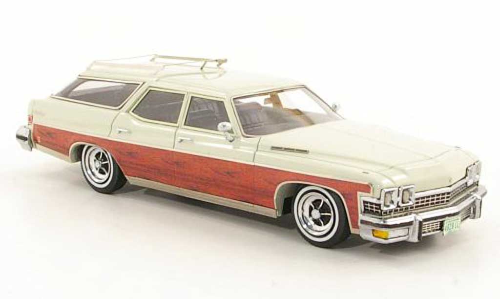 Buick Le Sabre 1/43 American Excellence Estate Wagon beige/Holz limited edition 1974 modelauto