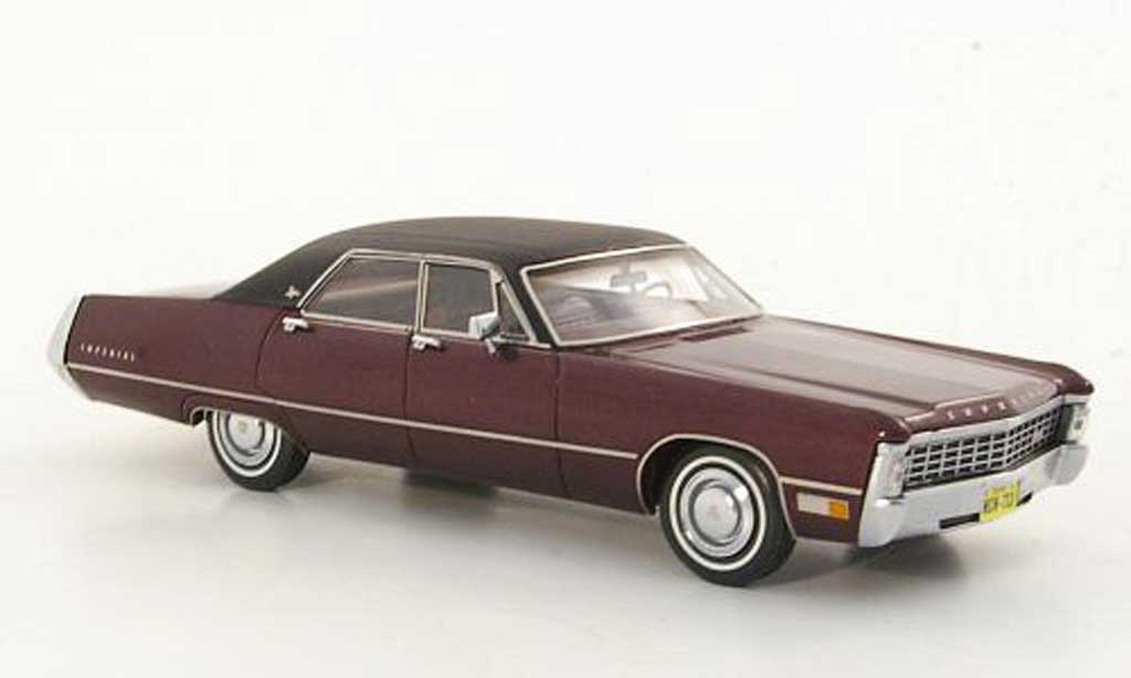 Imperial Le Baron 1/43 American Excellence rood/zwart limited edition 1971 modelauto