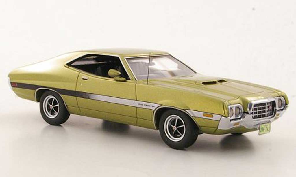 Ford Granada 1/43 American Excellence Gran Torino Sport SportsRoof grun limited edition 1972 modelauto