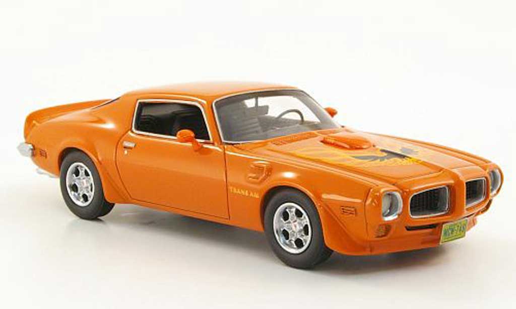 Pontiac Trans Am 1/43 American Excellence Firebird oranje limited edition 1972 modelauto