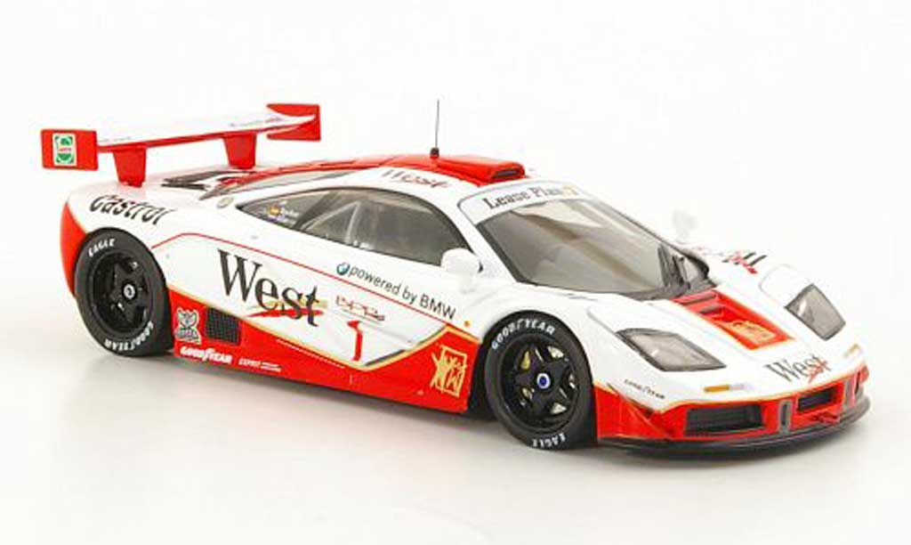 McLaren F1 1/43 IXO GTR No.1 West - Castrol T.Bscher / P.Kox 4h Spa 1996 modelauto