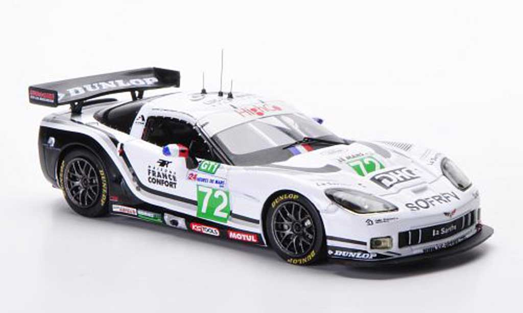 Chevrolet Corvette C6 1/43 IXO C6 R No.72 S.Gregoire / J.Policard / D.Hart 24h Le Mans 2010 modelauto