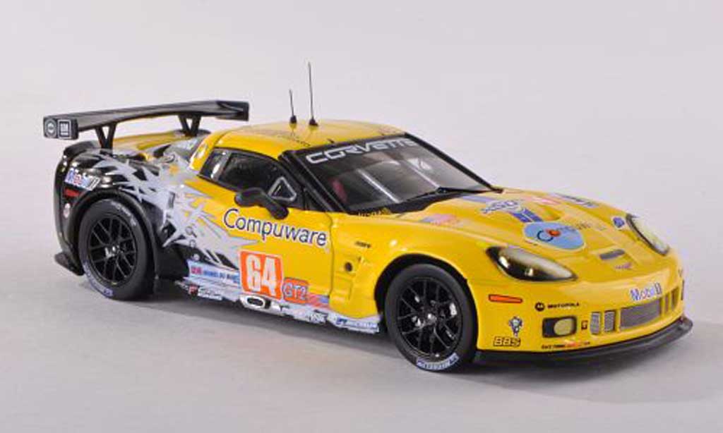 Chevrolet Corvette C6 1/43 IXO C6 No.64 Compuware 24h Le Mans 2010 Gavin/Beretta/Collard modelauto