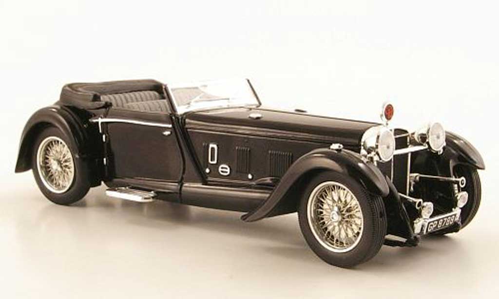 Daimler Double Six 1/43 IXO 50 Cabriolet zwart 1931 modelauto