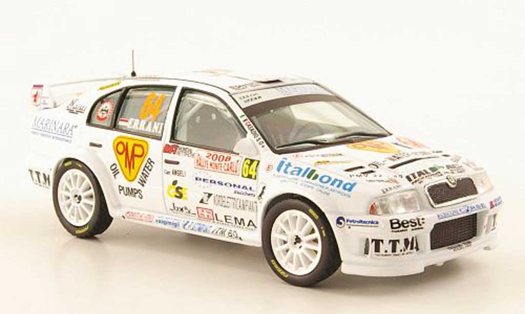 Skoda Octavia 1/43 IXO WRC No.64 Rally Monte Carlo 2008 modelauto