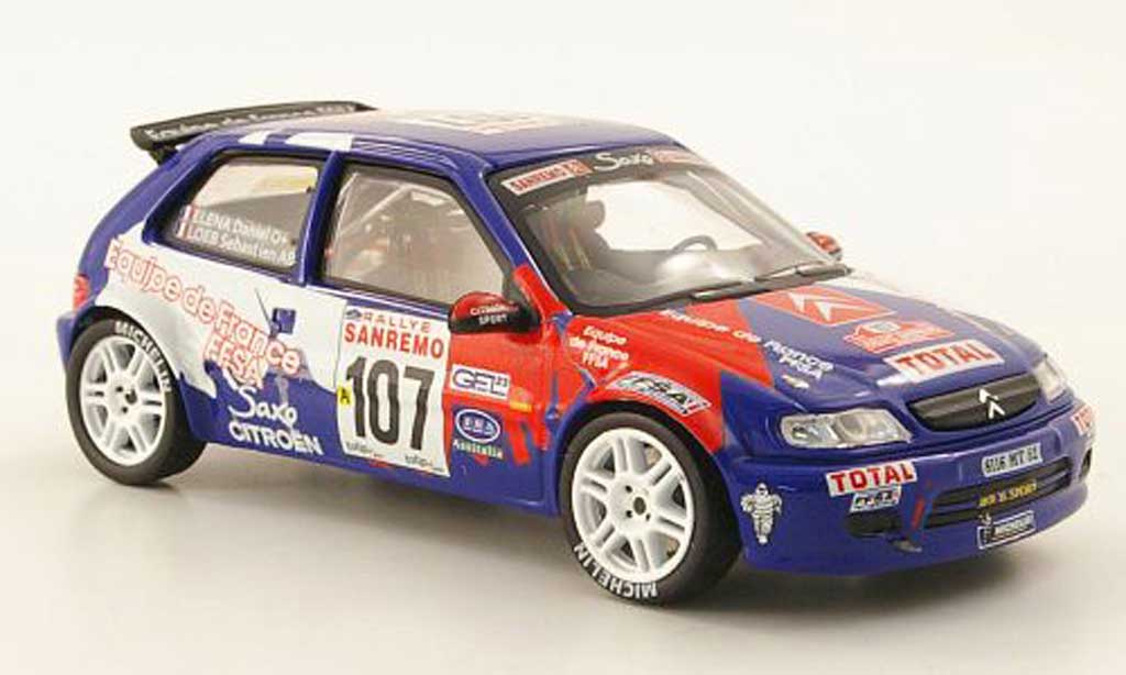 Citroen Saxo Kit Car 1999 1/43 IXO Kit Car 1999 No.107 Rally Sanremo modelauto