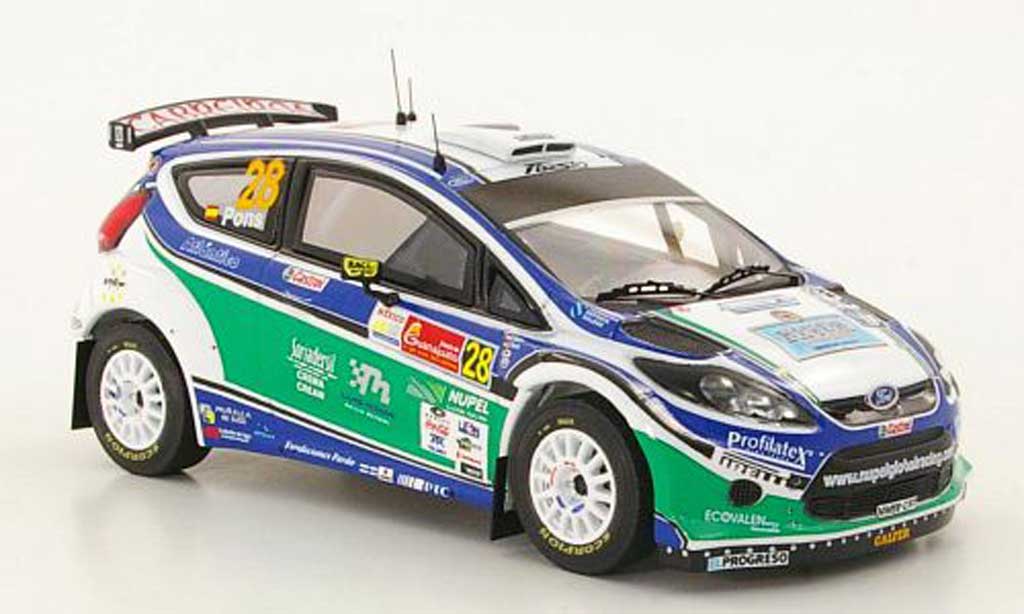 Ford Fiesta S2000 1/43 IXO S2000 No.28 X.Pons / A.Haro Rally Mexiko 2010 modelauto