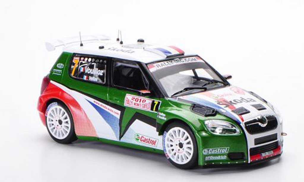 Skoda Fabia S2000 1/43 IXO S2000 No.7 N.Vouilloz / B.Veillas Rally Monte Carlo 2010 modelauto