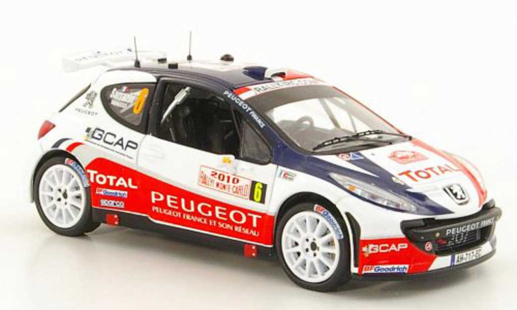 Peugeot 207 S2000 1/43 IXO S2000 No.6 S.Sarrazin / J.-J.Renucci Rally Monte Carlo 2010 modelauto