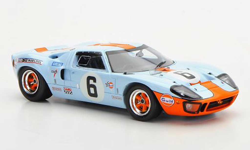 Ford GT40 1/43 Spark GT 40 No.6 Gulf J.Ickx/J.Oliver 24h Le Mans 1969 modelauto