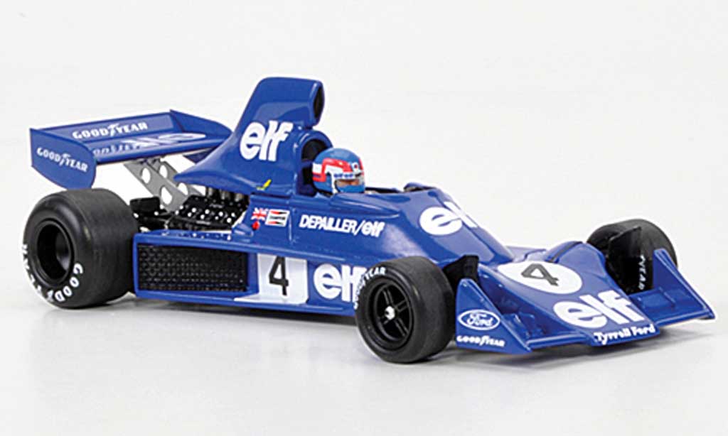 Tyrrell 007 1/43 Spark No.4 Elf P.Depailler GP Belgien 1975 modelauto