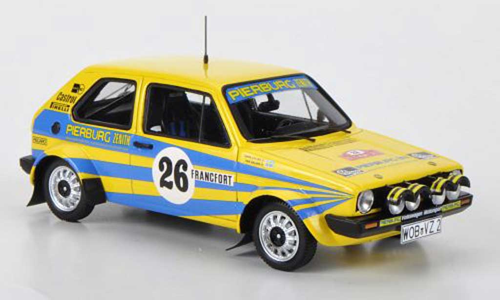 Volkswagen Golf 1 GTI 1/43 Spark 1 GTI No.26 Pierburg P.Eklund/H.Sylvan Rally Monte Carlo 1980 modelauto