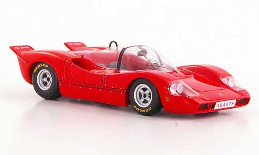 Abarth 2000 Sport Spider 1/43 Spark Sport Spider rood 1968 modelauto