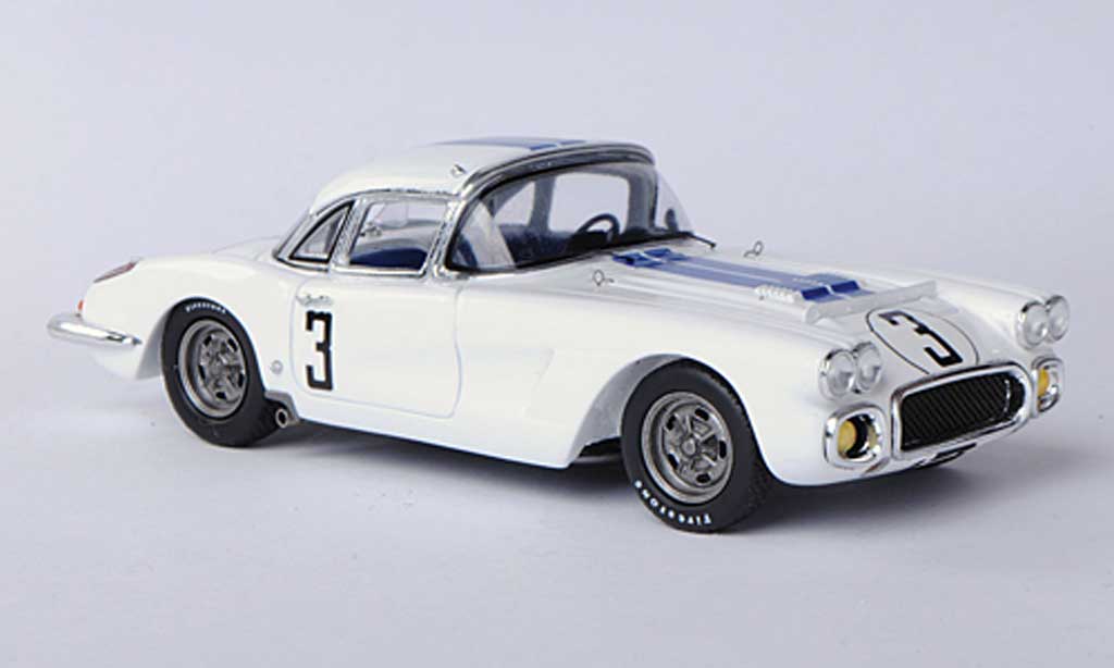 Chevrolet Corvette C1 1/43 Spark C1 (C1) No.3 J.Fitch / B.Grossman 24h Le Mans 1960 modelauto