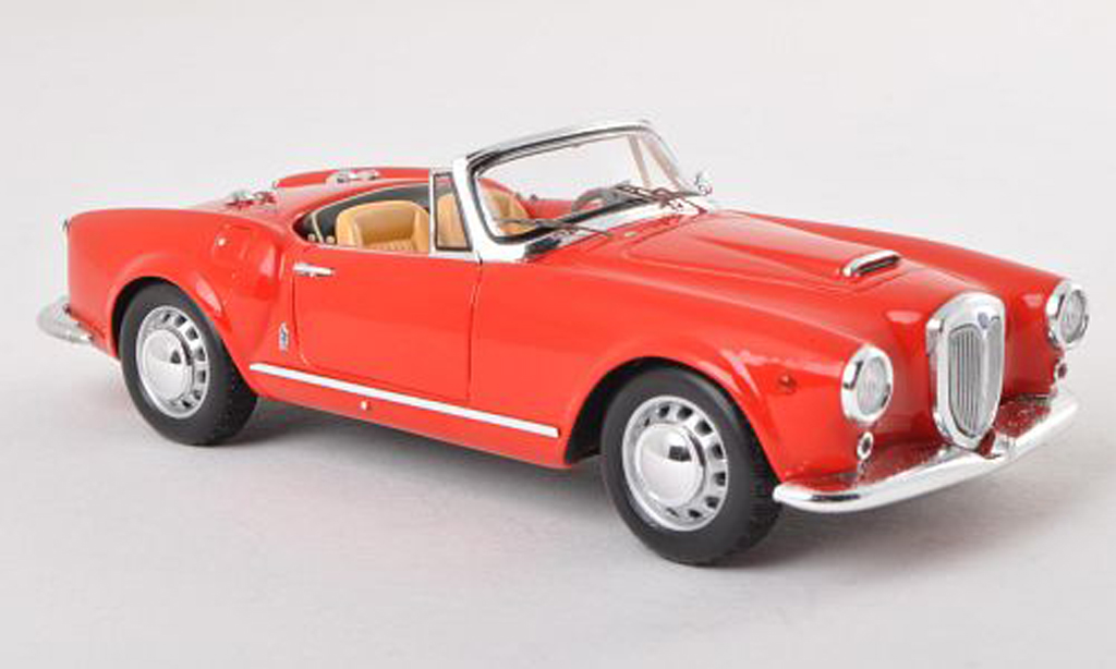 Lancia Aurelia B24 1/43 Spark B24 Spyder rood 1956 modelauto