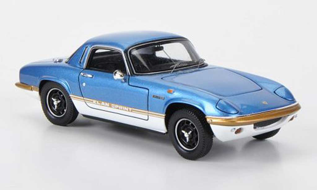 Lotus Elan 1/43 Spark S4 Sprint blauw 1971 modelauto