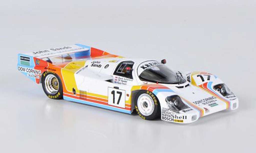 Porsche 956 1984 1/43 Spark 1984 No.17 Kremer T.Needell / D.Sutherland / R.French 24h Le Mans modelauto