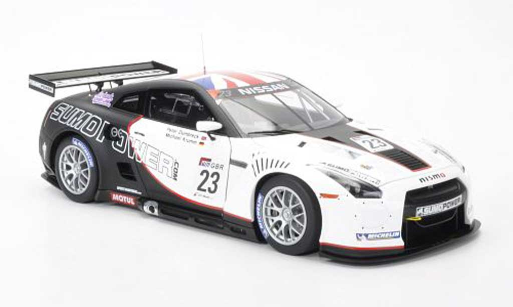 Nissan Skyline R35 1/18 Autoart R35 GT-R No.23 Team Sumo Power GT M.Krumm/P.Dumbreck Fia GT1 Weltmeisterschaft 2010 modelauto