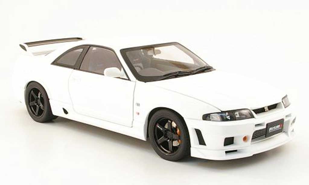 Nissan Skyline R33 1/18 Autoart R33 gt-r (r33) v-spec mattwit rhd 1996 modelauto