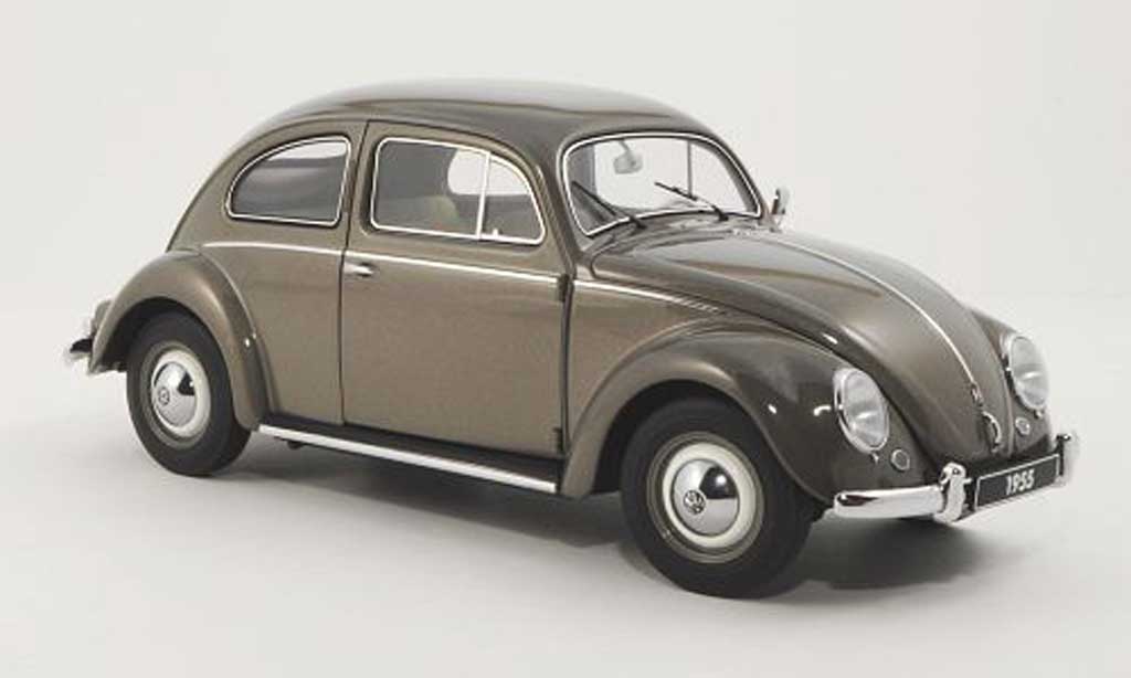 Volkswagen Kafer 1/18 Autoart grijs 1955 modelauto