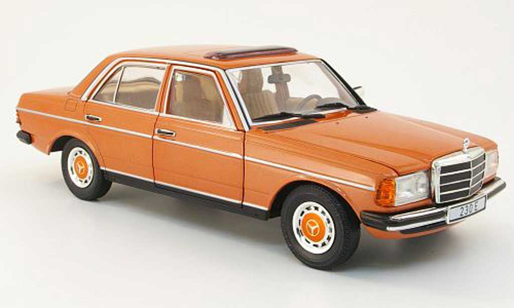 Mercedes CLA 1/18 Revell 230 e (w123) bruin clair sondermodell mcw le 1.000 modelauto