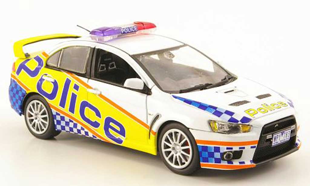 Mitsubishi Lancer Evolution X 1/43 Vitesse Evolution X Australien Victoria Politie 2009 modelauto