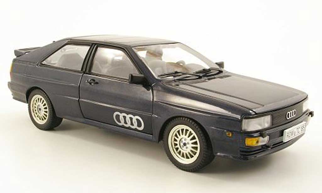 Audi Quattro 1/18 Sun Star blauw 1981 modelauto