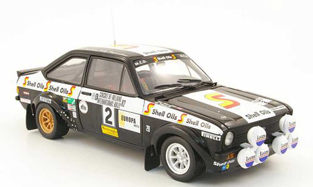 Ford Escort MK2 1/18 Sun Star MK2 rs1800 no.2 s oils cicuit of ireland 1982 a.vatanen / n.wilson modelauto