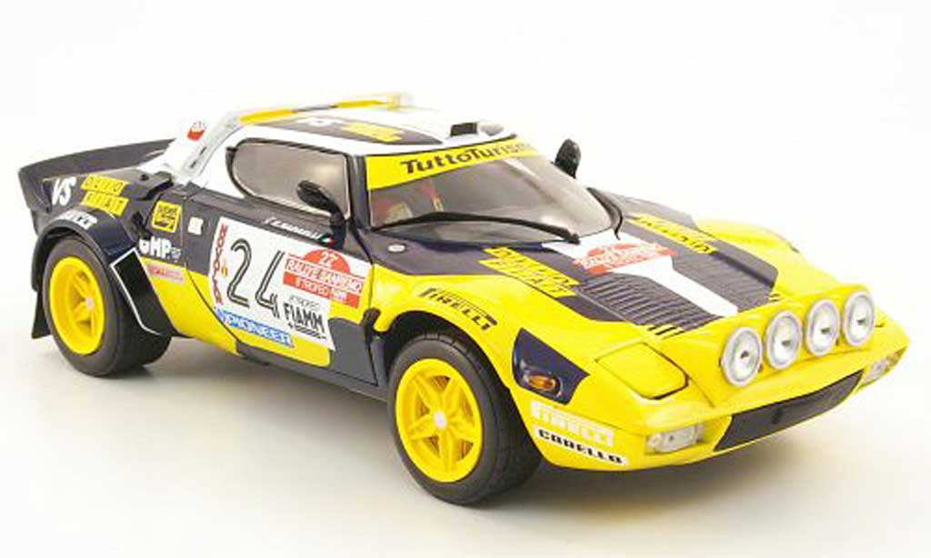 Lancia Stratos Rallye 1/18 Sun Star Rallye hf no.24 olio fiat rallye san remo 1980 f.tabaton / e.radaelli modelauto