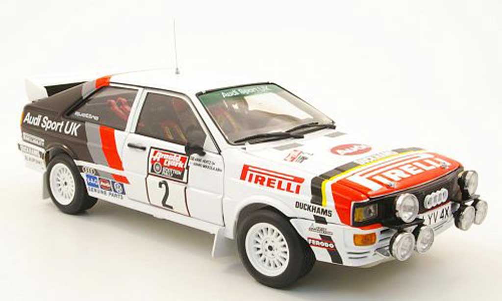 Audi Quattro Rallye 1/18 Sun Star Rallye no.2 audi sport uk rallye schottland 1982 h.mikkola / a.hertz modelauto