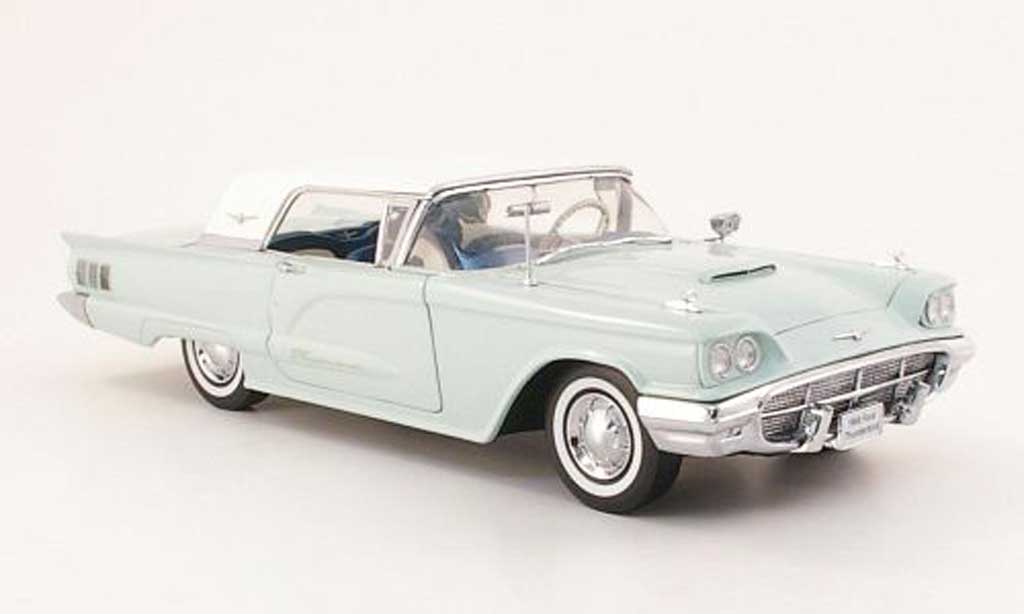 Ford Thunderbird 1960 1/18 Sun Star 1960 Hardtop blauw/wit modelauto