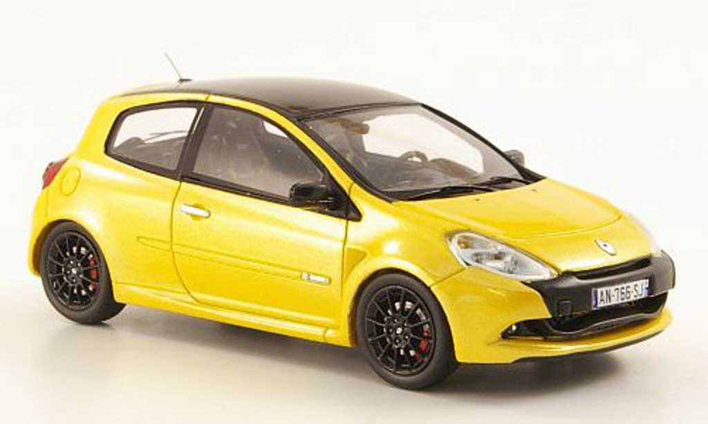 Renault Clio Cup 1/43 Spark Cup R.S. geel/zwart 2011 modelauto
