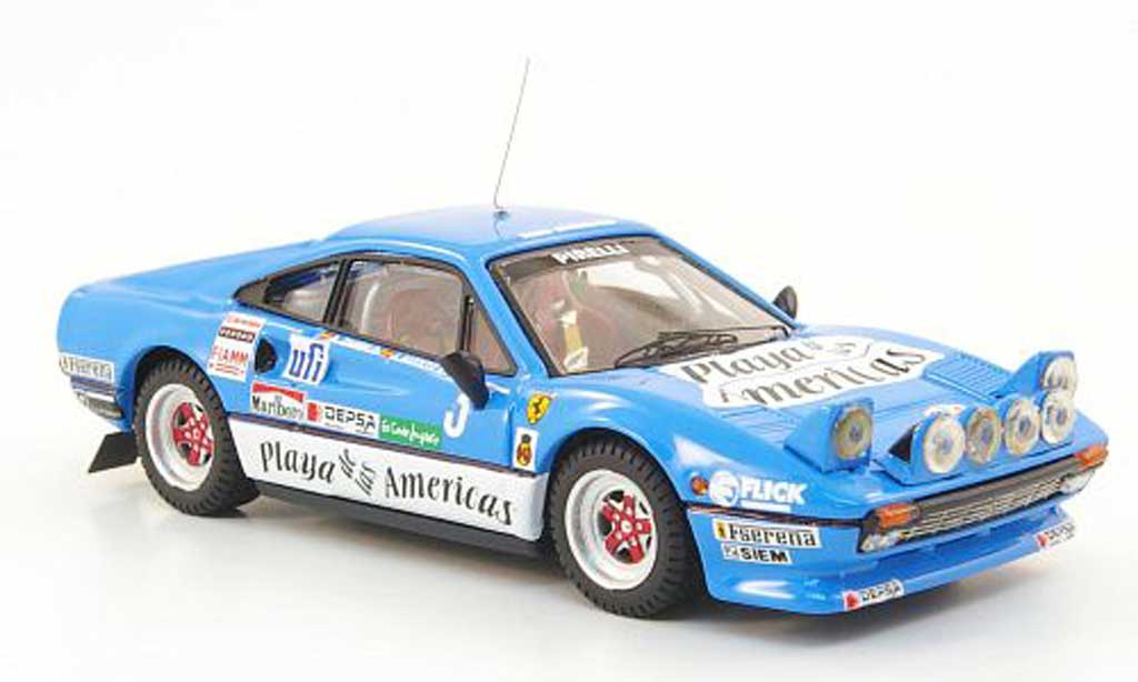 Ferrari 308 GTB 1/43 Best GTB No.3 Rally de Conte Ingles 1983 modelauto